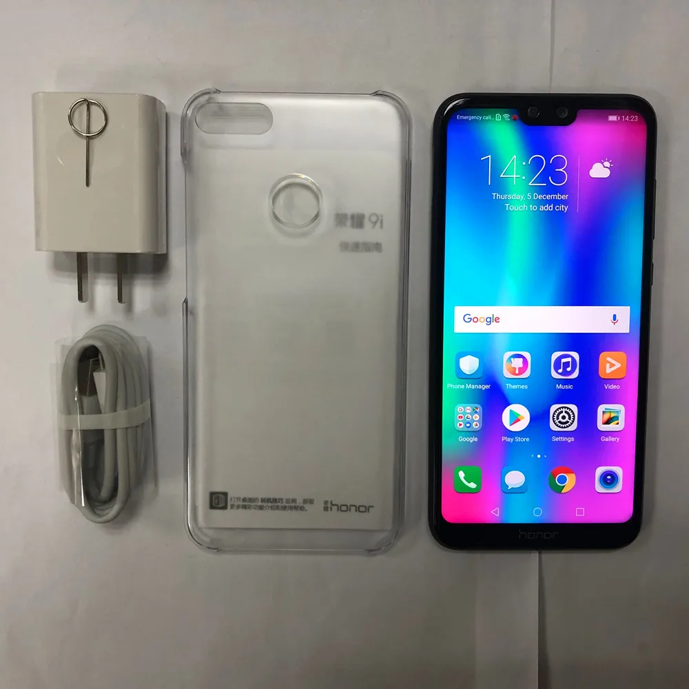 Мобильный телефон Honor 9i с глобальной прошивкой, OTA, 4 Гб ОЗУ, 64 Гб ПЗУ, 5,84 дюймов, FHD Kirin 659, Android 8,0, двойная камера, 3000 мАч, мобильные телефоны