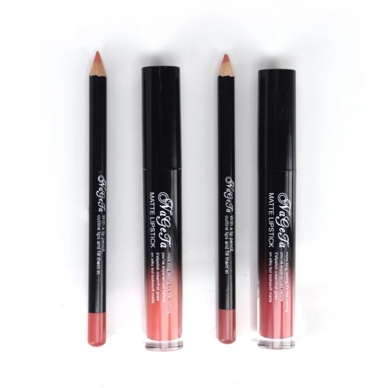 12 видов цветов матовая губная помада блеск для губ Водонепроницаемый Матовая