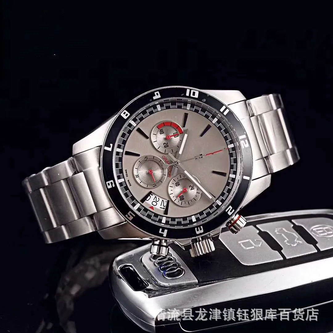 

Foreign Trade Network Explosion Fashion Fully Automatic Mechanical Steel Business Watch for men