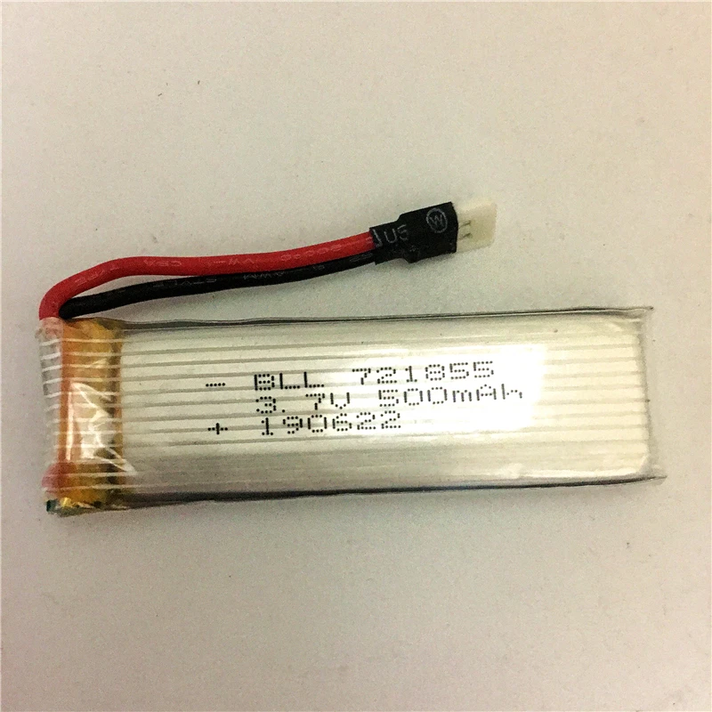 Bater&iacute;a mejorada para helic&oacute;ptero de control remoto, accesorios de repuesto para WLtoys V930 V977/ XK K110, 3,7 V, 500mAh, 30C, 5 uds.-5