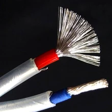 Liton Silver Plade DIY Speaker Cable HIFI Audio Cable for DIY Amplifier CD Player Home Theater -(sell Per 1.0m)