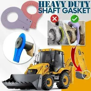 

8 Pcs Heavy Duty Gap Filler Excavator Non-dismantling Shaft Gasket Thick Wear-resistant Shock-absorbing Rubber Plastic Gasket