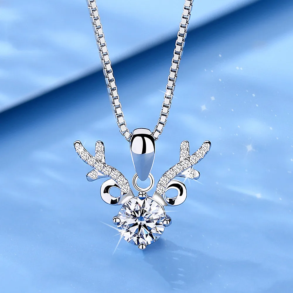 

Женское Ожерелье-чокер с подвеской в виде оленя