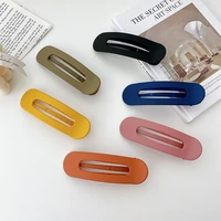 11cm long frosted square morandi hair clutcher claw clip acrylic fashionable fair clips for woman girls clip claw