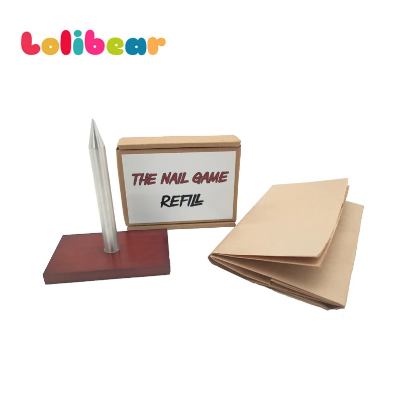 100% безопасная рулетка для ногтей Заправка игра волшебные трюки сцена магия