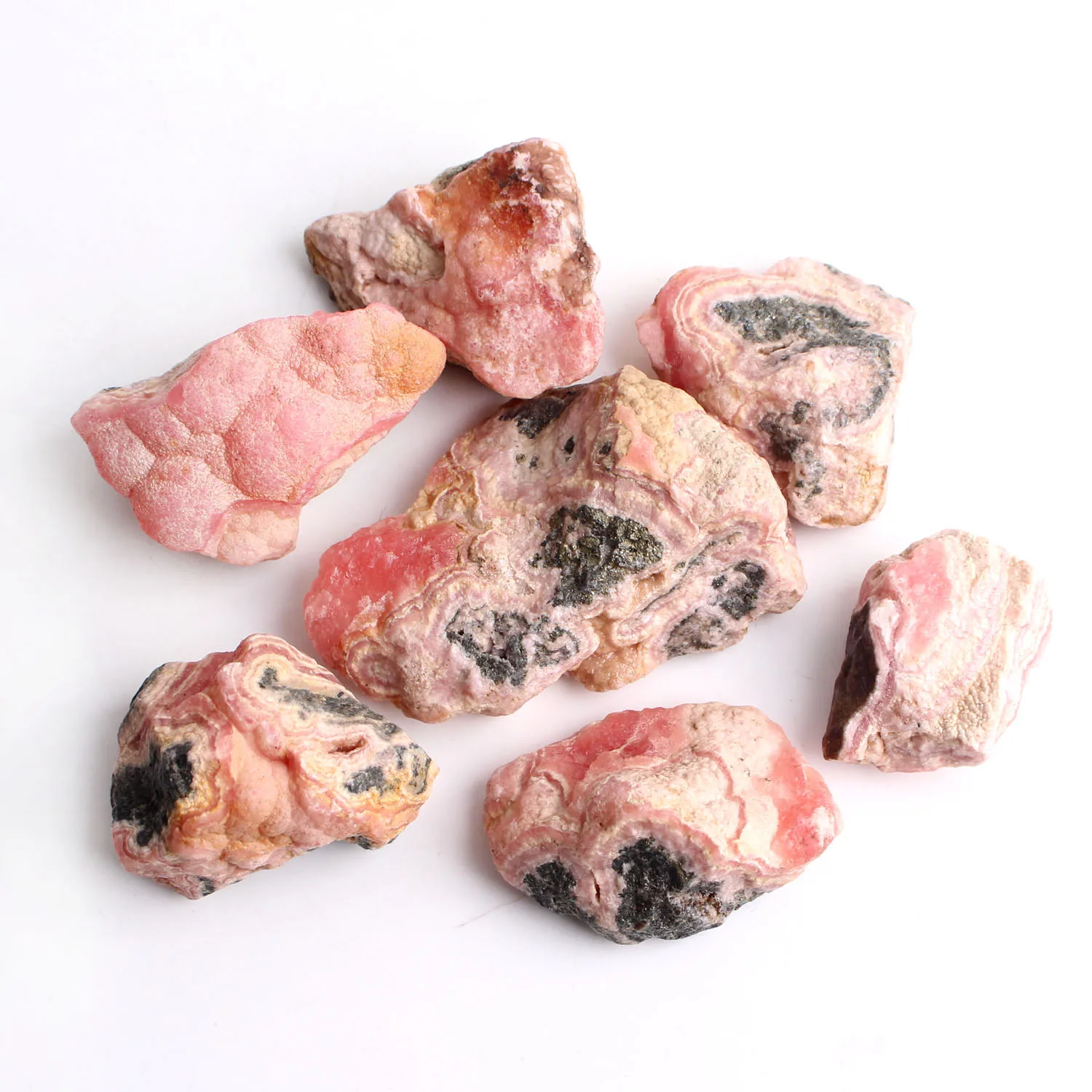 

1pc 10-20g Natural Red Rhodochrosite Raw Strip Crystal Quartz Rock Stone Specimen Minerals Healing