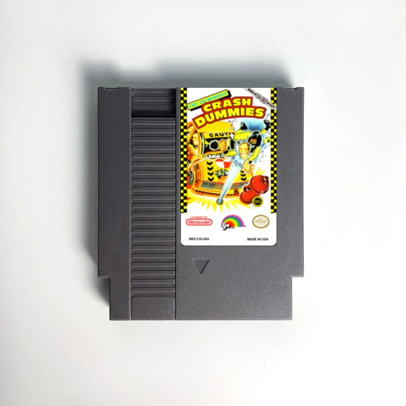 

The Incredible Crash Dummies - Game Cartridge For NES Console 72 Pins 8bit