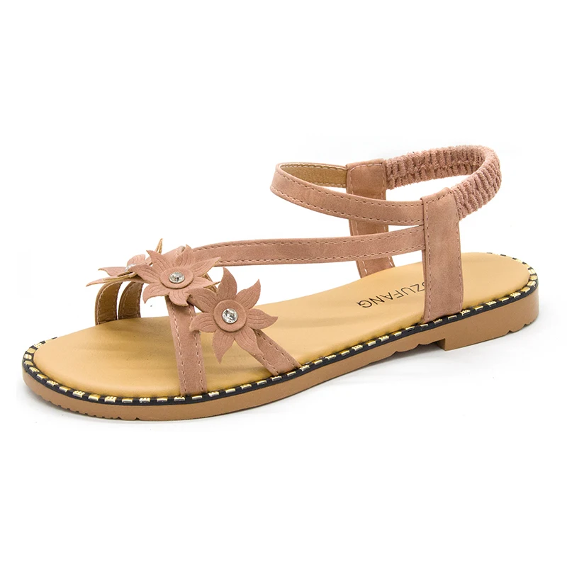 2020 брендовые пляжные сандалии на плоской подошве женские шлепанцы богемные