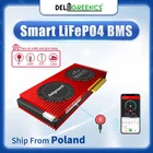 Аккумулятор LiFePO4 Smart BMS 4S 250A 8S 16S 200A Bluetooth для аккумуляторной батареи 12 В с балансировочной платой для аккумуляторной батареи LiFePO4 48 В Daly BMS
