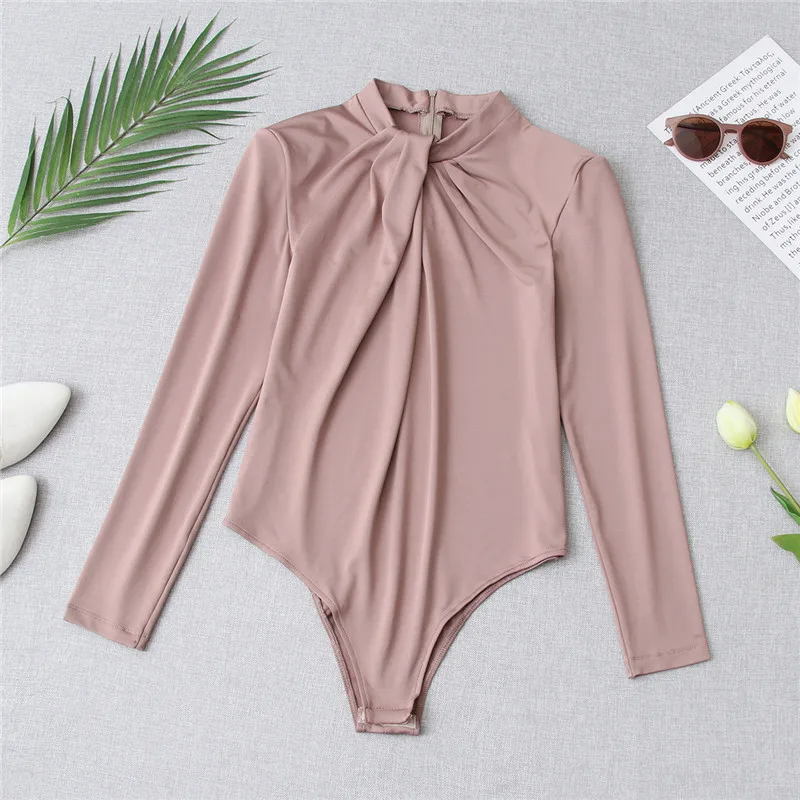 

New Summer Autumn Jumper Body suit Women Casual Sexy Slim Long Sleeve Jumpsuit Romper Girl Bodysuit Solid Brand Suit