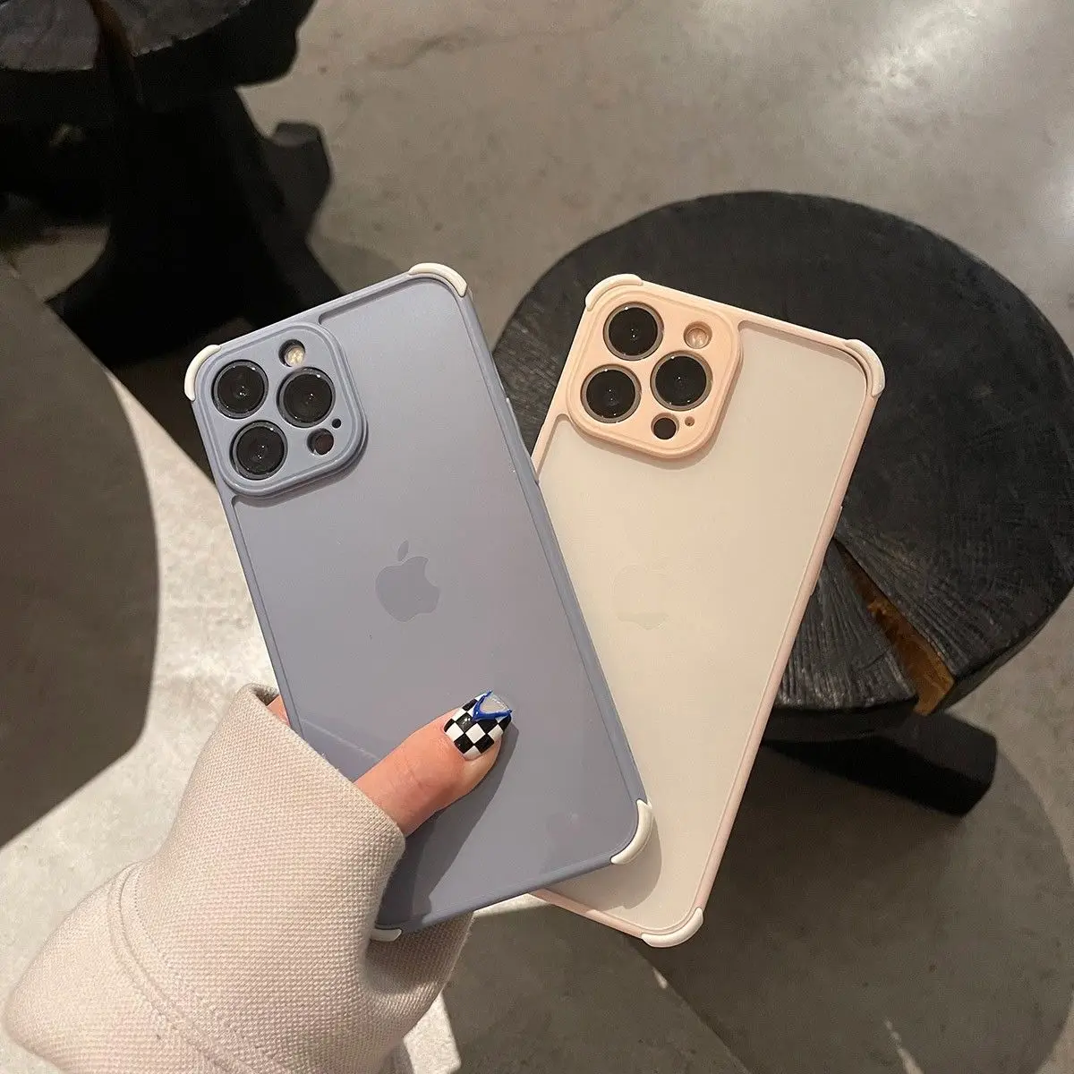 

Fashion Transparent Phone Case for IPhone 11 12 13 Mini Pro Max X XR XS Max Mini 7 8 Plus Soft Shockproof Cases Cover