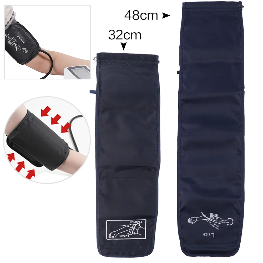 

32/48cm Blood Pressure Cuff Only Arm Cuffs for Digital Blood Pressure Monitor Cuff Tube Pressure Tonometer Sphygmomanometer