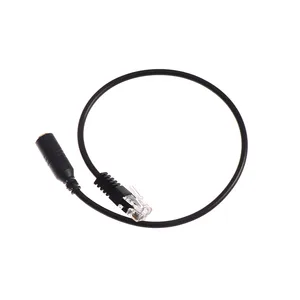 Гарнитура Buddy 3,5 мм, гарнитура для смартфона с разъемом RJ9, преобразование 3,5 мм, штекер для смартфона в одиночный 4P4C RJ9, разъем для телефона, Прямая поставка