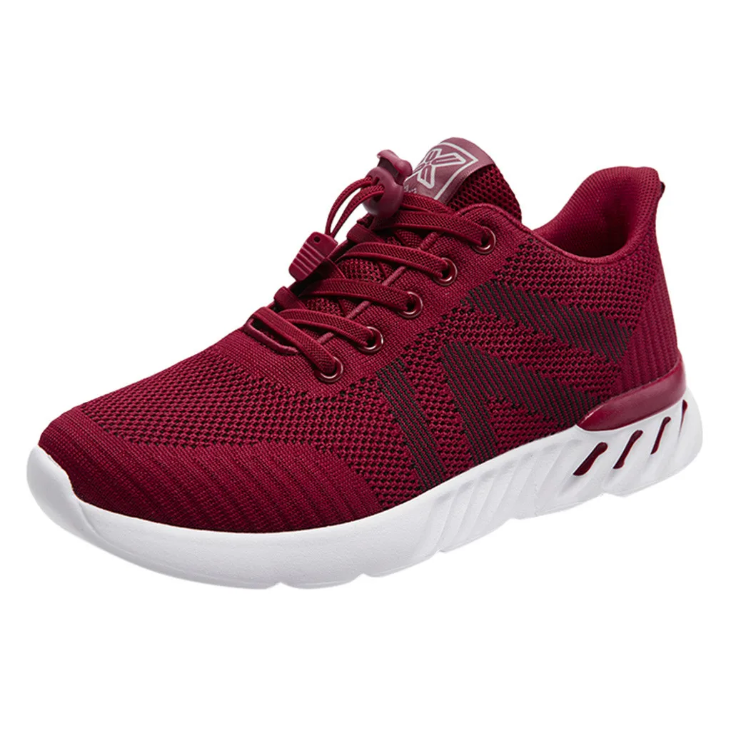 Красный Горячая Распродажа tenis feminino брендовая легкая мягкая спортивная обувь Женская теннисная обувь женские устойчивые Прогулочные кроссовки дешевые# G4 - Цвет: Красный