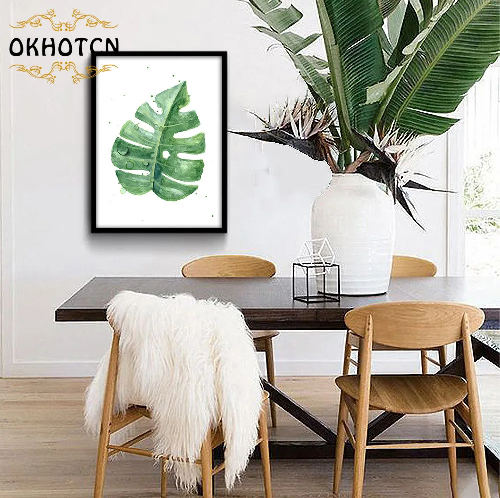 Современное минималистичное украшение для домашней комнаты акварельные