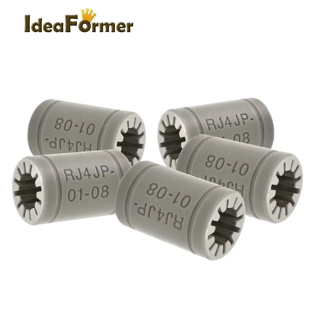 

IdeaFormer 5/10pcs Plastic RJ4JP-01-08 LM8UU 8mm Linear Ball Baearing Bushing Bush For Anet A8 Prusa I3 3d Printer Parts