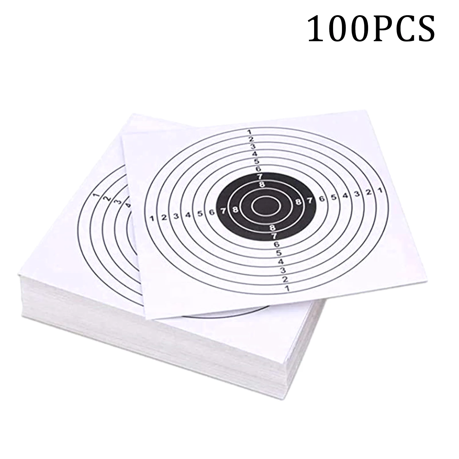 

14x14cm 100pcs Shooting Target Shooting Paper Paintball Target Holder Pellet Trap For BB/Training Target Paper Practice