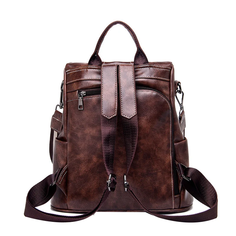 Женский рюкзак из искусственной кожи Противоугонный повседневный школьный