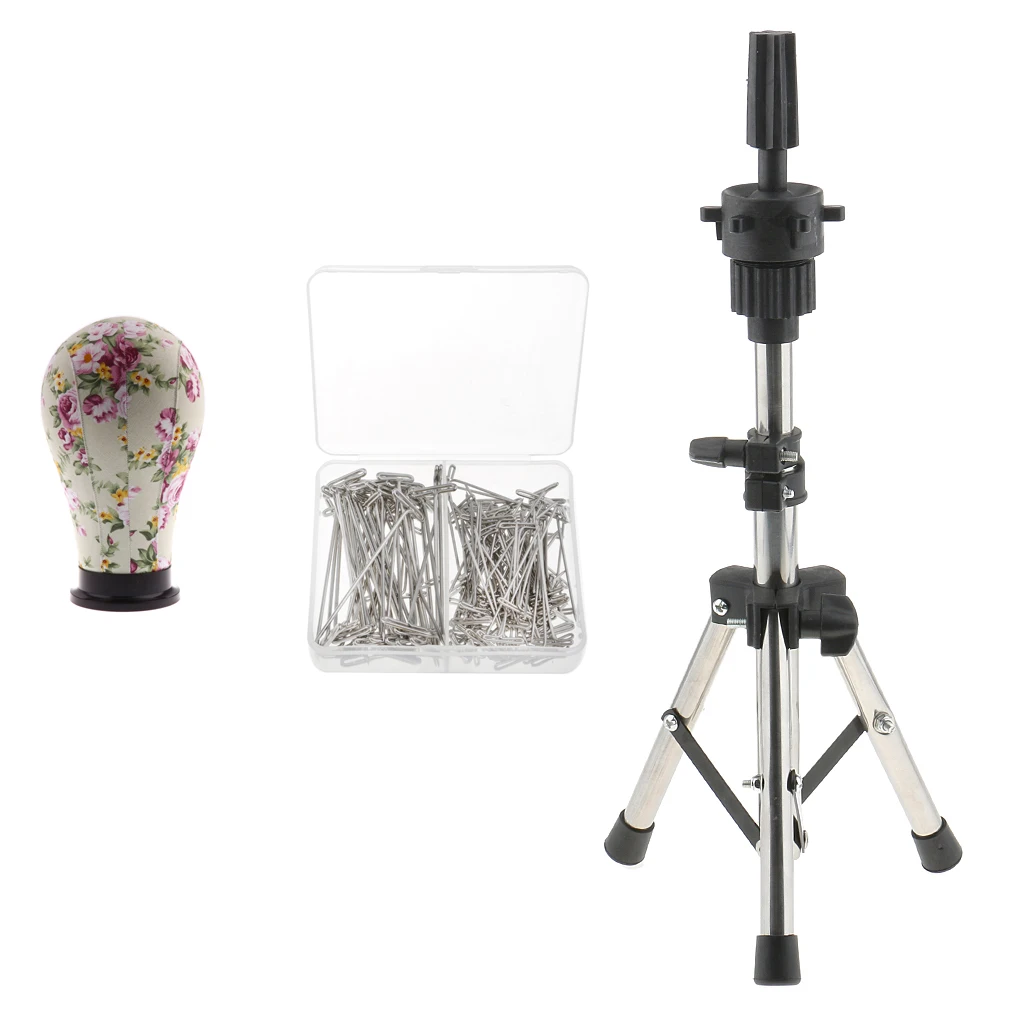 Голова манекена из холщового полотна 23 дюйма со штативом и штифтами 150