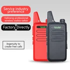 Уличная маленькая рация grandwisdom, высокомощная, легкая и тонкая, портативная, для ресторанов, гостиниц, строительная площадка, красно-черная