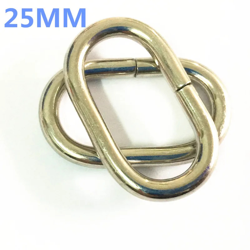 Бесплатная доставка 10 комплектов 25 мм Серебряный тон кошелек/сумки вставки