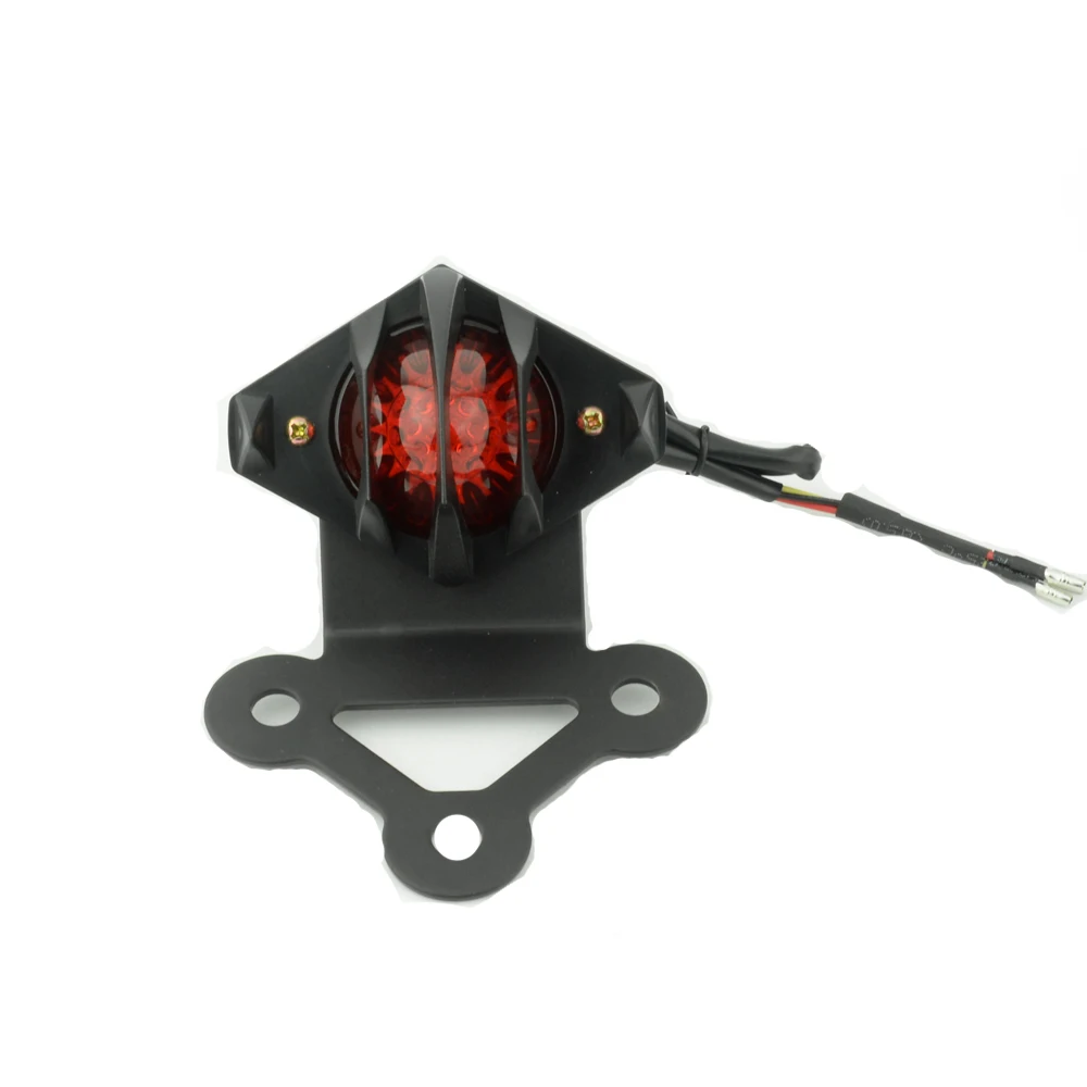 Универсальный светодиодный фонарь для мотоцикла красный задний тормозной