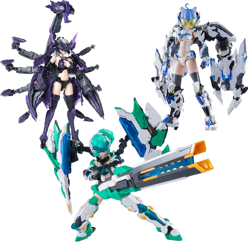 Новинка трехсекционный мобильный костюм для девочек 1/12 ATKGIRL HERACROSS ARACHNE JK Serqet Scorpion