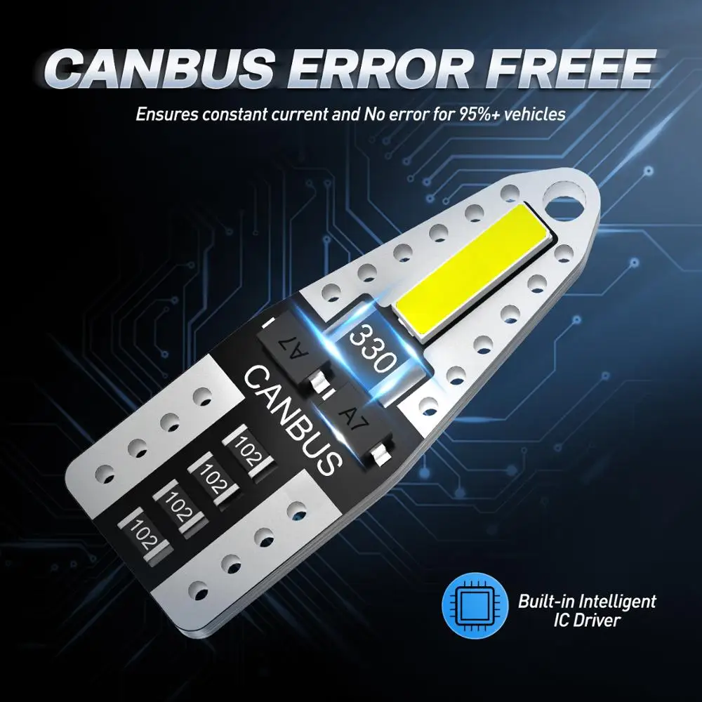 10 светодиодов Canbus W5W 194 внутренние автомобильные фары для Toyota Land Cruiser Prado 150 Avensis Prius