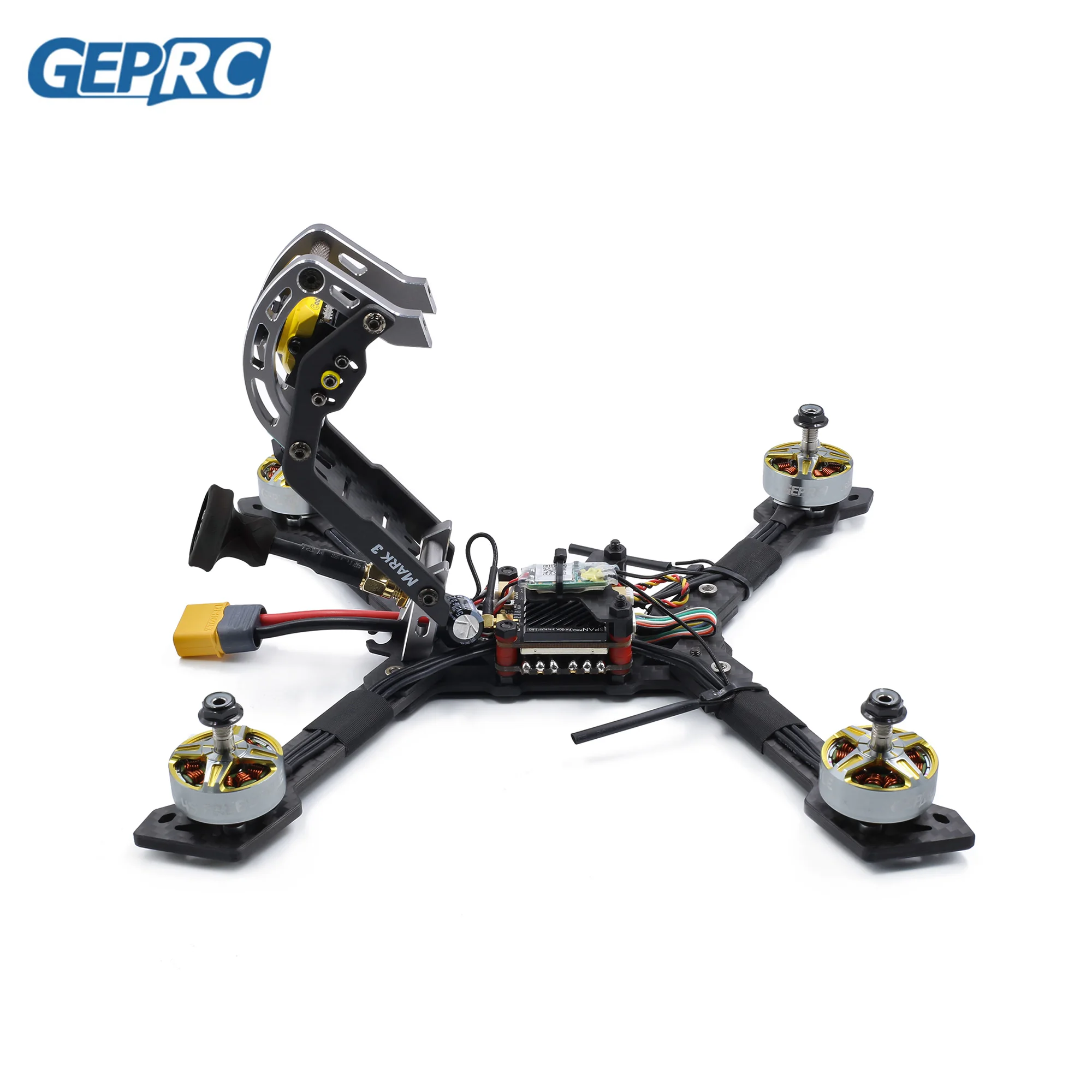 Дрон для фристайла GEPRC Mark3 H5 5 дюймов SPAN F4 blheli _ S 40A/blheli 32 50A 600 мВт/800 МВт Caddx Ratel GR2207.5