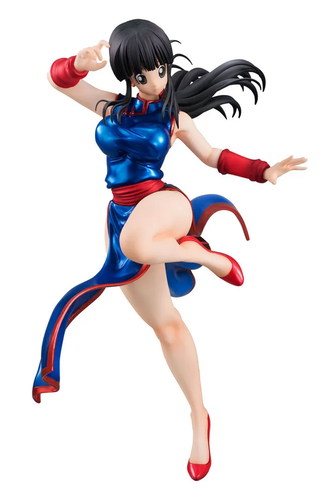 Nime Dragon Ball Son Goku Chichi Cheongsam Armor Боевая версия Ver экшн-фигурка Коллекционная модель
