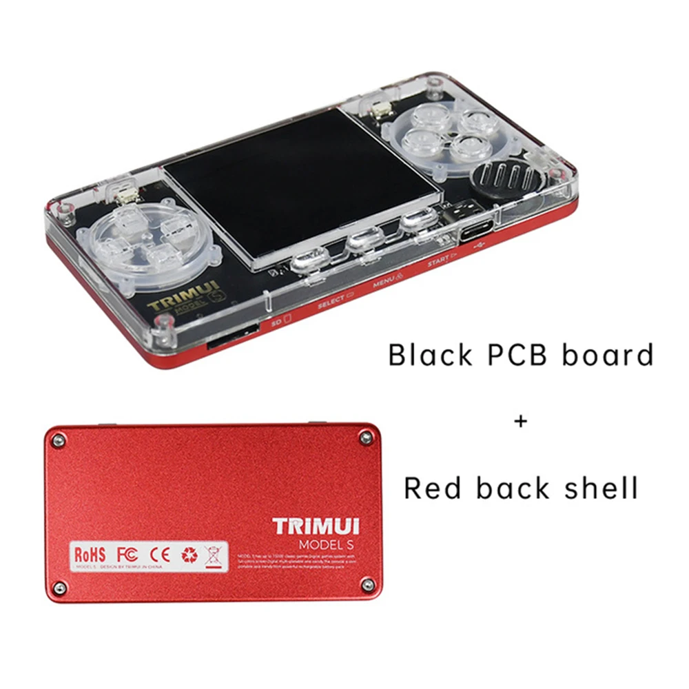 

TRIMUI - Ultra Small retro handheld IPS screen transparent Metal Shell, video player portable retro handheld