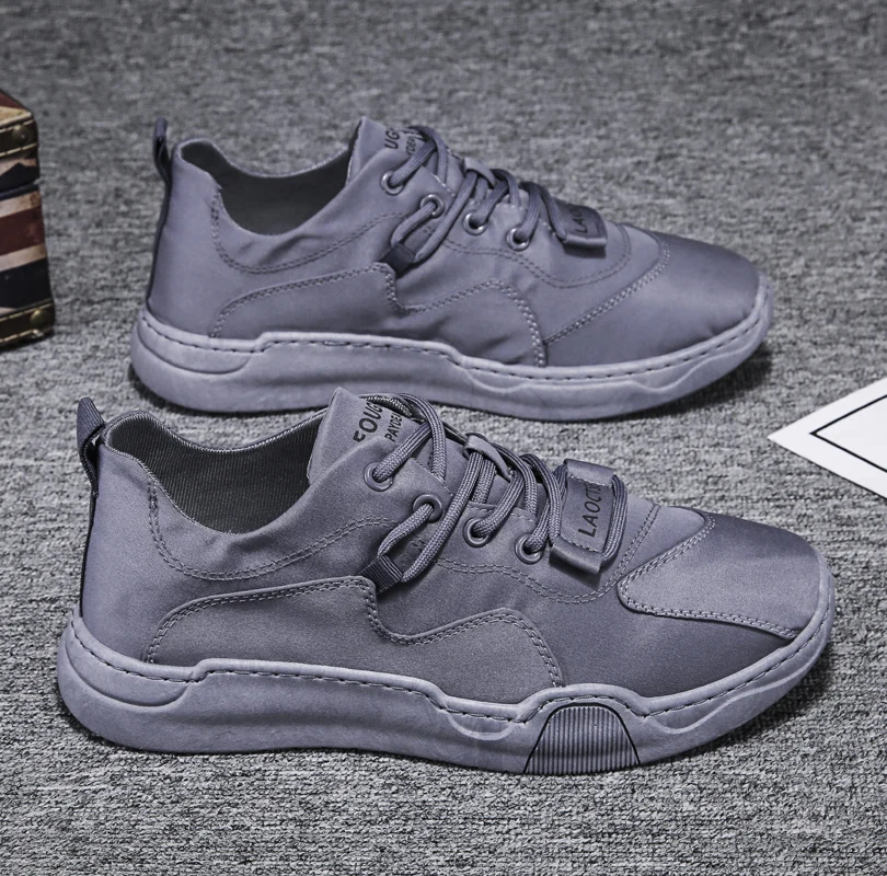 Кроссовки мужские без шнуровки дышащие мягкие Повседневная модная обувь для