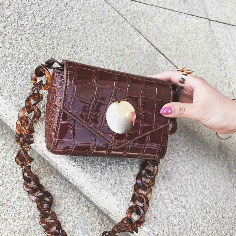 Маленькая дизайнерская женская сумка через плечо знаменитый брендовый в