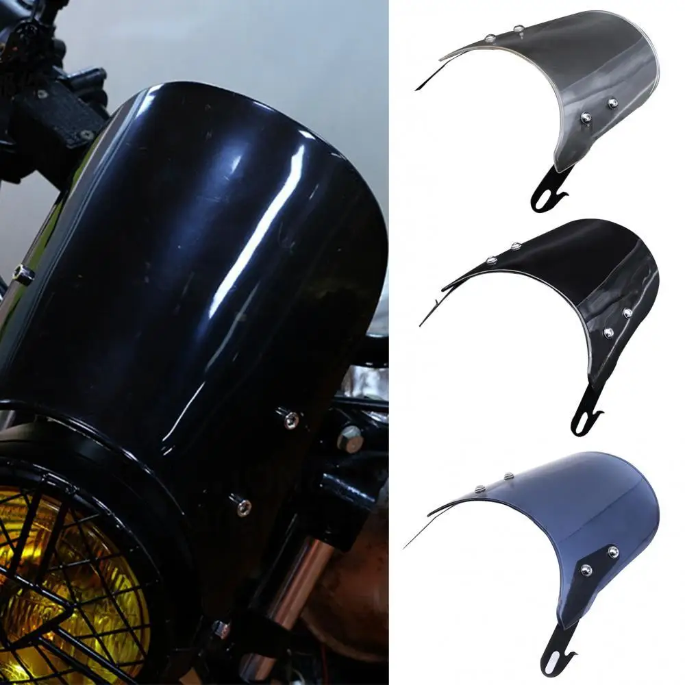 

5-7 Inch Universal Durable Motorcycle Windshield Wind Deflector Screen for CG125 GN125 Accessories Supplies Products