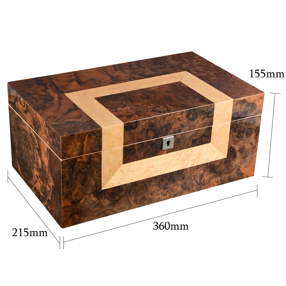 Сигаретная коробка Cedarwood для клубного рабочего стола двухслойный хьюмидор
