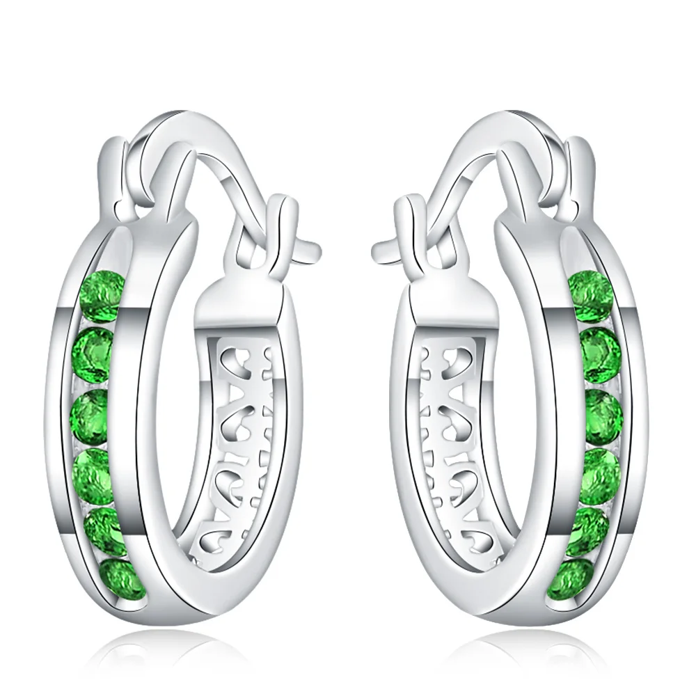 Свадебные модные круглые серьги кольца с кристаллами и фианитами золотого цвета