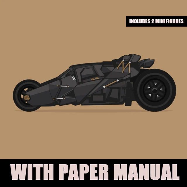 DECOOL 7111 Супер-герои большой конструктор летучая мышь колесо неваляшка кирпичи