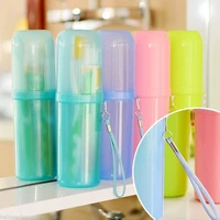travel toothbrush case cover toothpaste holder storage orangizer box cup durable