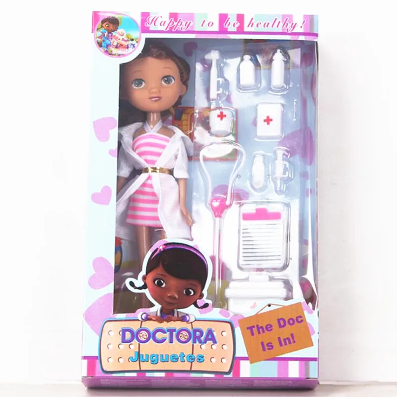 

Doc McStuffins Doll Small Hospital Doctor Tools Figure Toy with Retail box Kids Gift