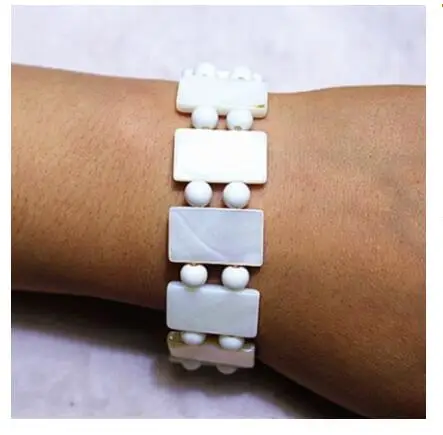 

Women Gift Conch handicraft pearl shell bracelet colorful chain 15-16cm Bangle Bracelet wholesale 10pcs set Fine for jewelry