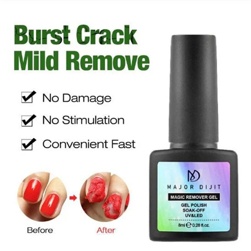 Burst клеевой инструмент для снятия гель-лака с ногтей УФ Базовый Топ пальто