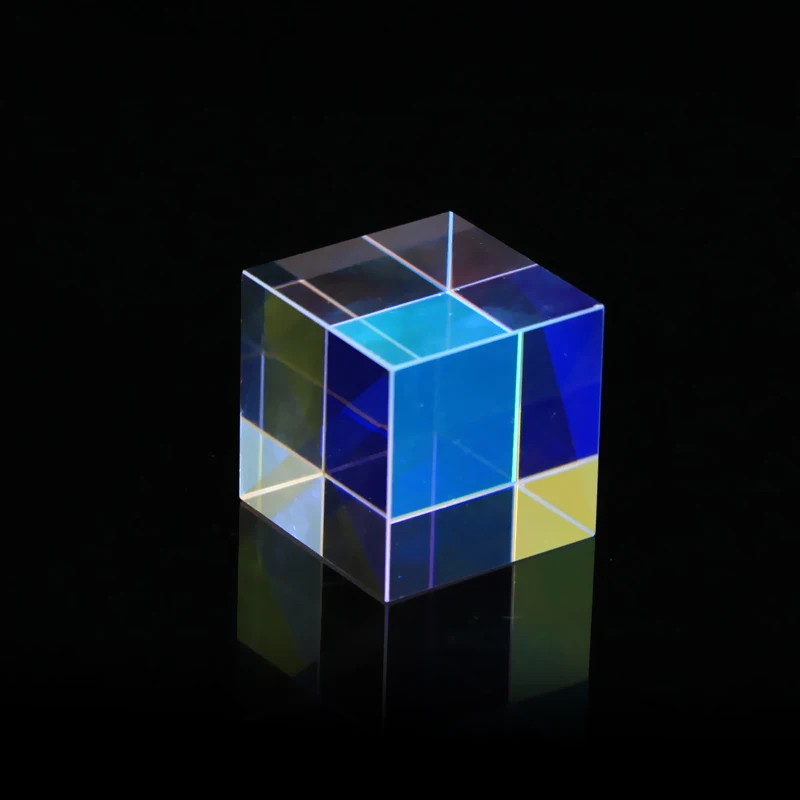 

12.7*12.7mmColor synthesis beam splitter cross dichroic cube RGB prism optical glass triangular prism teaches spectrum physics
