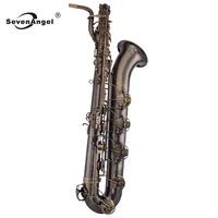 high grade baritone saxophone e flat antique copper musical instrument professional with case accessories oem any brand