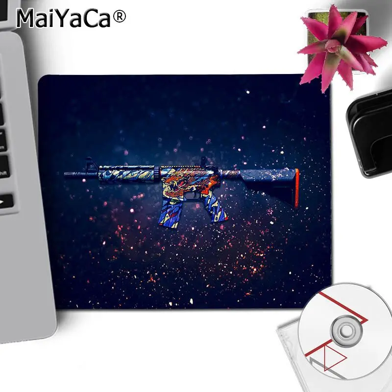 No Lock Edge25x29cm MaiYaCa крутой csgo Counter Strike комфортный маленький коврик для мыши игровой резиновый коврик для мыши ПК Компьютерная Коврик Для Мыши для ПК ноутбука - Цвет: No Lock Edge25x29cm