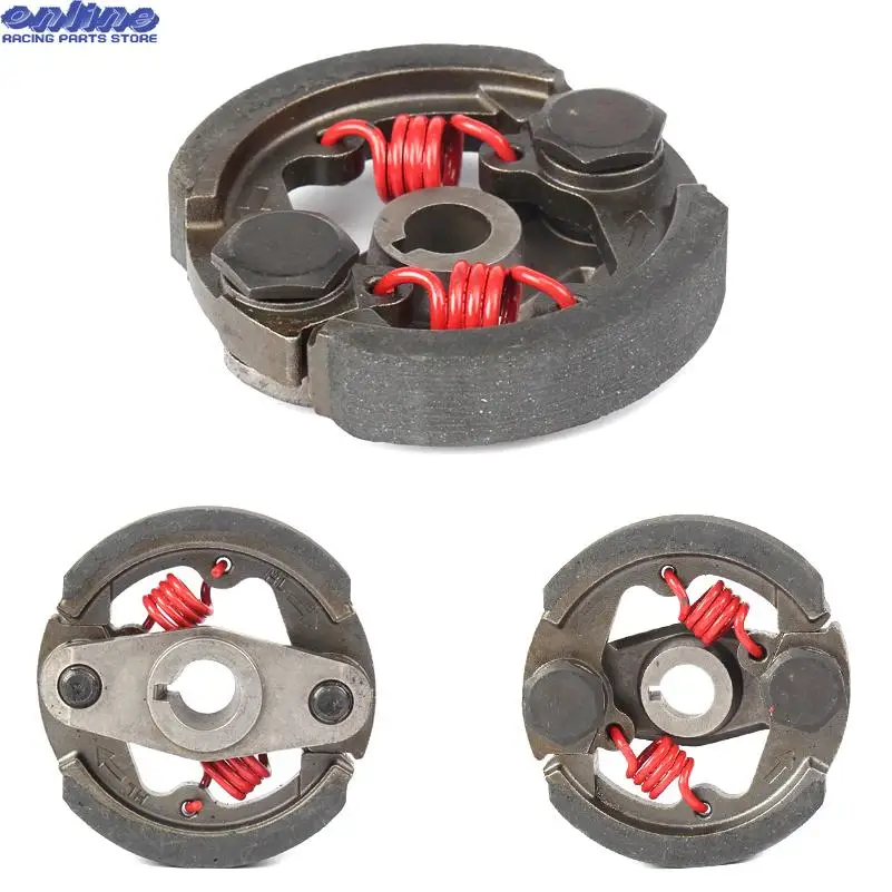 

2 spring Racing Heavy Duty 2 Stroke Mini Moto Clutch Pad For 43cc 47cc 49cc Engine Pocket Dirt Bike ATV Quad Crosser 4 Wheeler