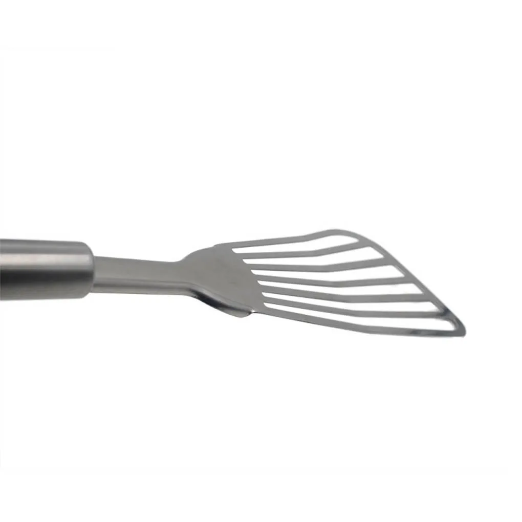 Лопаточка для пищевых продуктов из нержавеющей стали с прорезью термостойкая