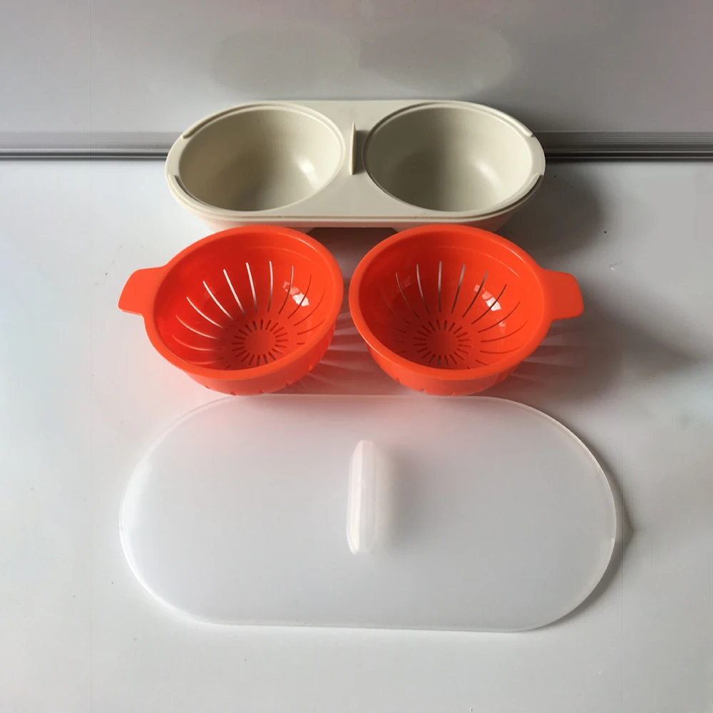 Микроволновая печь для яиц пищевая посуда двойная чашка яичный котел кухонный