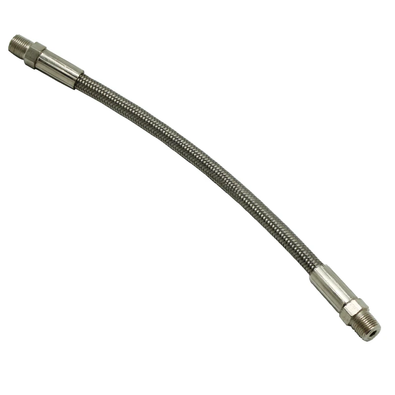 HPAT 2 шт./партия Пейнтбол " 10" нержавеющая сталь плетеный Co2 ШЛАНГ 1/8 NPT мужские фитинги