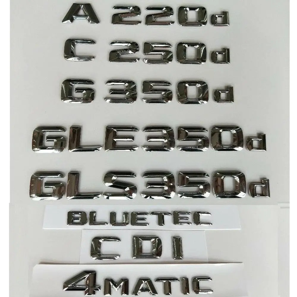 Эмблемы для Mercedes A220d C220d C250d CLA180d CLS350d E200d E350d E220d|Эмблемы| |