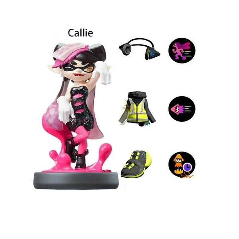 

Pkapka for Nintend switch 16pcs Splatoon 2 Full Set NFC Card Collection Mini NTAG215 Sticker Printed Tag